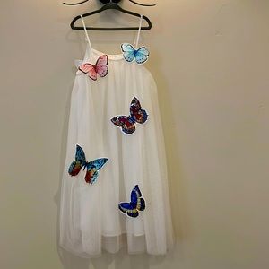 Charming sundress, Charabia, girls size 5,  matching headband